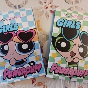 Powerpuff girls Eyeshadow Palette 18 colors in each Lot of 2 NEW!